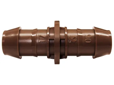 Zdjęcie produktu dla Rain Bird Łącznik węża tworzywo sztuczne 17 mm karbowane 3,5bar brązowy type XFF17