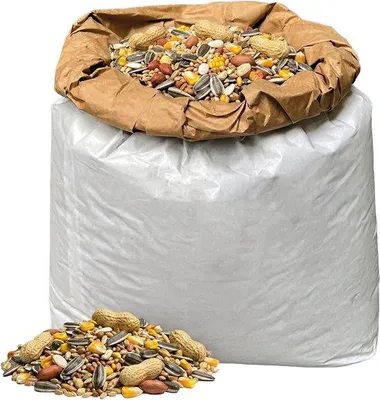 Immagine prodotto di Lutopets, mangime per pappagalli da 15 kg – Miscela di semi per pappagalli di grandi dimensioni – Contiene arachidi e semi di girasole