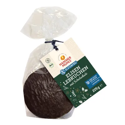 Produktbild von Elisenlebkuchen - Zartbitterschokolade 3 Stück 225g