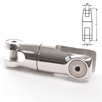 Produktbild von Ankerwirbel 10 - 13 mm Kette Edelstahl, Wirbel Verbinder Anker / Ankerleine