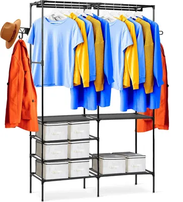 Produktbild von Massido 686600 Stehgarderobe schwarz