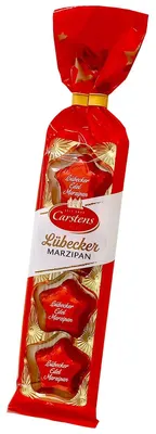 Produktbild von Carstens Lübecker Edelmarzipan Sterne 4x12,5g