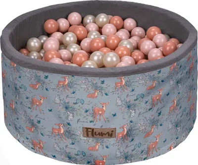 Obrázok produktu pre Flumi ball pool baby - detský bazén s loptičkami 90x40cm s 200 loptičkami ∅ 7cm vyrobené v EÚ