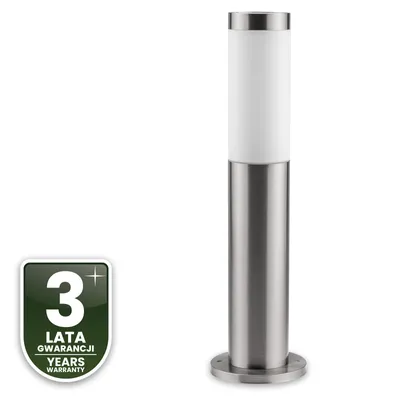 Obrázok produktu pre LUMILED Stojacia lampa Vonkajšie svietidlo 45cm Bollard Light IP44 Nerezová oceľ E27 Záhradné svetlo Strieborná stojaca lampa Svetlo na cestu Vonkajšia lampa Stojaca lampa Vonkajšie stojace svetlo