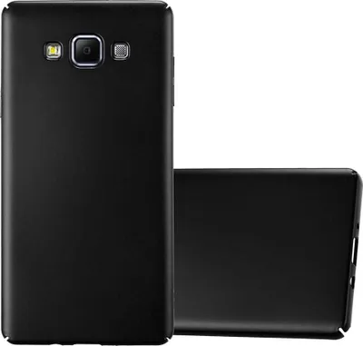 Produktbild von Cadorabo Hülle für Samsung Galaxy A7 2015 Schutzhülle in Schwarz Hard Case Handy Hülle Etui