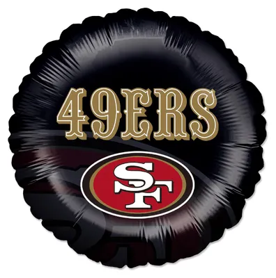 Produktbild von NFL San Francisco Folienballon rund 45cm Football Party Fan Deko