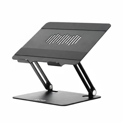 Productafbeelding van R2B Laptopstandaard 10-17 inch – Verstelbaar & Opvouwbaar – Zwart