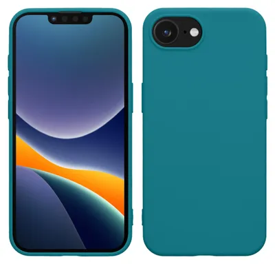 Produktbild von kwmobile Handyhülle für Apple iPhone 17e / iPhone 16e Hülle - TPU Case - Kabelloses Laden - Schutzhülle Cover in Petrol matt