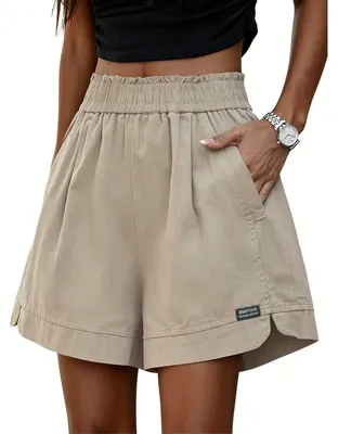 Productafbeelding van Lumoras Korte Broek Linnen Vrouwen Beige L