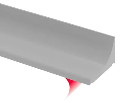 Produktbild von Schwallschutzleiste für Dusche - Selbstklebend aus Silikon - Wasserstopper - 1,7 m
