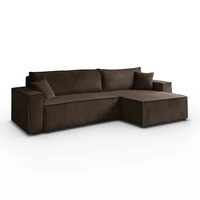 Produktbild von Gepolstertes Ecksofa CARLOS XL Cord Poso 06
