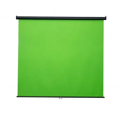 Obrázok produktu pre Reflecta ROLLO Green Chroma Key (200x200cm, 1:1, zelený polyester) roletové pozadie