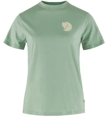 Productafbeelding van Fjällräven Fox Boxy Logo T-shirt, groene kleur, maat XS