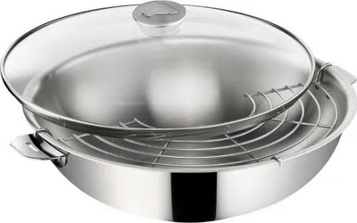 Produktbild von 30 cm wok mit glasdeckel Lagostina 12138042230