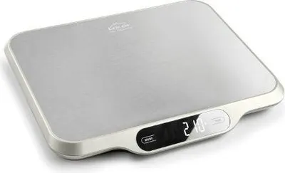 Produktbild von Lacor 61717 Elektronische KÃ1/4chenwaage mit LCD-Infodisplay, Messbereich bis 15 kg, Metall-Wiegeschale