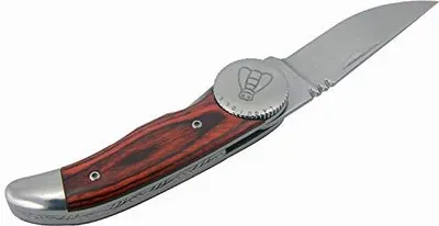 Produktbild von LAGUIOLE - Klappmesser mit Pakkaholzgriff - Bambusholzbox Set - Klappmesser für den täglichen Gebrau