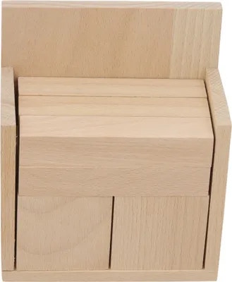 Produktbild von Holzkalender für den Schreibtisch, Würfel, Dekoration, naturbelassen, für Decoupage, leer