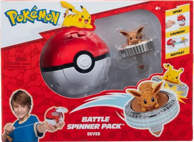 Produktbild von Jazwares Pokémon Battle Spinner Pack - Eevee i Poké Ball