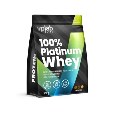 Produktbild von VPLab Molkenprotein Pulver 750 g für Muskelaufbau, 25 Portionen Schokoladengeschmack