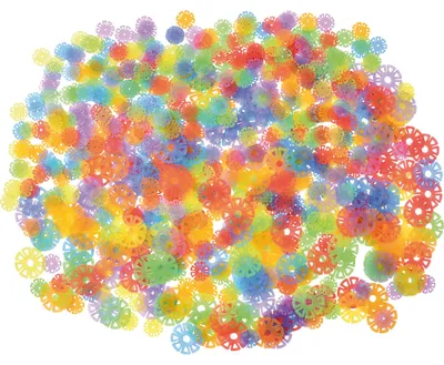 Produktbild von Eduplay Konstruktionsspielzeug transparente sticking flowers 640 Stück