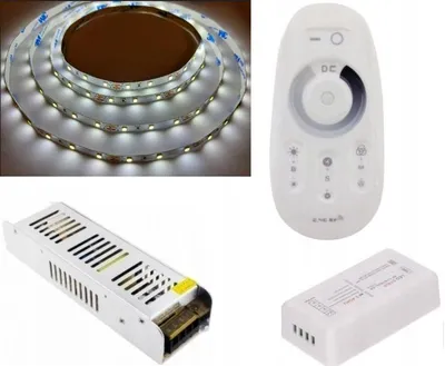 Produktbild von Omako LED-Band Kaltweiß 24m Set mit Fernbedienung
