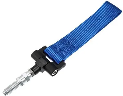 Immagine prodotto di Gancio di traino blu per rimorchi con supporto per paraurti