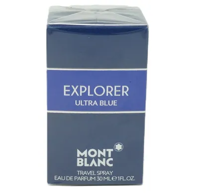 Produktbild von Montblanc Explorer Ultra Blue, Männer, 30 ml, Spray, Alcohol Denat., Aqua, Parfum (Limonene, Alpha-Isomethyl Ionone, Benzyl Salicylate, Citral,..., 1 Stück(e)