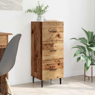 Obrázek produktu pro vidaXL Příborník z regenerovaného dřeva 34 x 34,5 x 90 cm materiál na bázi dřeva