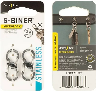 Produktbild von Karabinek Nite Ize S-Biner MicroLock 2Pack