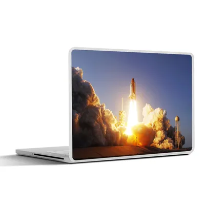 Produktbild von MuchoWow® Laptop Aufkleber Sticker Cover Space Shuttle - Rakete - NASA 36.5x27.5 cm - Laptop-Sticker