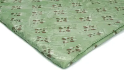Obrázok produktu pre Šifon s potlačou, vzor 2, pistáciová 50 x 150 cm