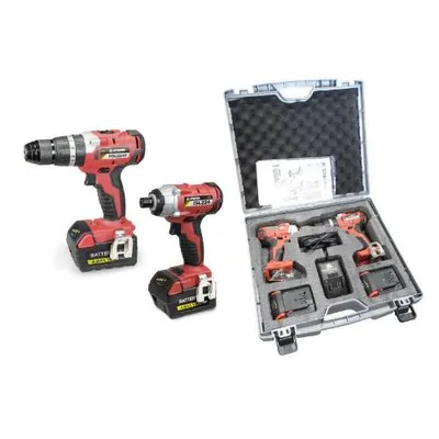 Immagine prodotto di Set trapano a batteria PBL 224 P + avvitatore a impulsi a batteria ISL 224, valigetta, STAYER