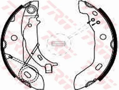 Produktbild von Trw Bremsbackensatz Hinterachse GS8627