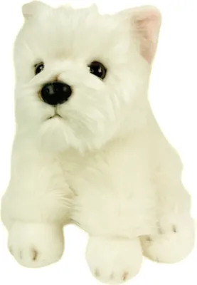 Produktbild von Kuscheltier Hund West Terrier 30 cm sitzend weiß