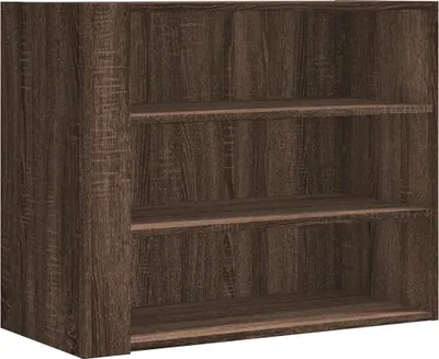 Obrázok produktu pre vidaXL Nástenná polica hnedý dubový vzhľad 75x35x60 cm materiál na báze dreva