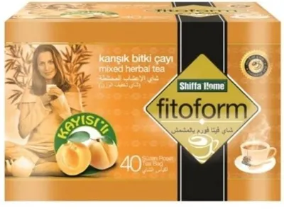 Produktbild von Shiffa Home Fitoform Aprikosentee – 40 Teebeutel (80 g)