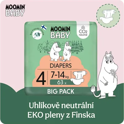 Zdjęcie produktu dla Mumin Baby 4 Maxi 7-14 kg (63 kg)