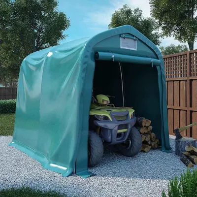 Obrázek produktu pro vidaXL Garážový stan PVC 1,6x2,4 m Zelený