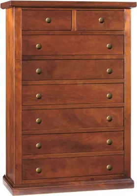 Immagine prodotto di Milani Home - Cassettiera In Legno Massello 87x45x127 - Tinta noce