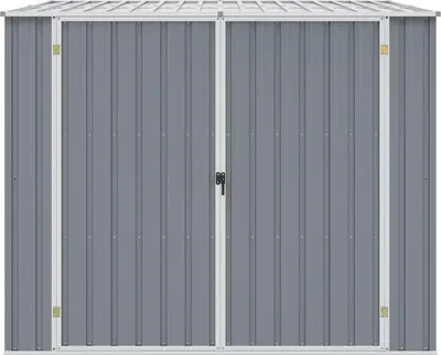 Produktbild von vidaXL Gerätehaus Grau 195x198x159 cm Verzinkter Stahl