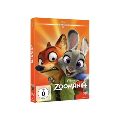 A DVD case for the movie Zoomania, featuring the main characters.