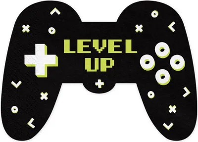 Produktbild von Gamepad-Servietten, 11,5x16 cm, Mix (1 Packung / 12 Stk.)