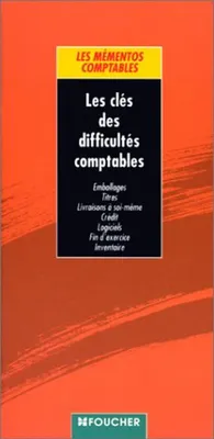 Image de Les clés des difficultés comptables, mémento