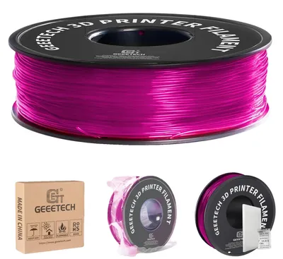 Zdjęcie produktu dla Filament TPU, elastyczny materiał, łatwy w druku, różowy