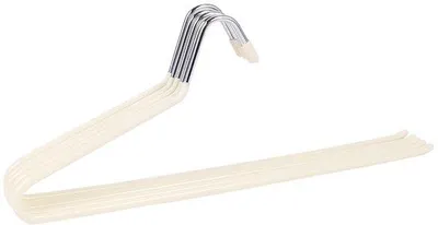 Produktbild von 5-Stück-Set aus Metall - Antislip Kleiderbügel für Hosen und Jeans