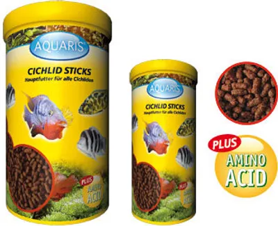 Productafbeelding van AQUARIS Cichlid Sticks - Viskorrels voor aquaria - 250 ml - 145 g
