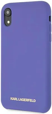 Produktbild von Karl Lagerfeld Klhci61slvog Iphone Xr Handyhülle One Size
