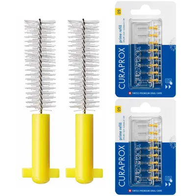 Produktbild von Curaprox CPS 09 Prime Refill – Interdentalbürsten – Größe 09 – 2 Packungen
