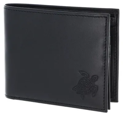 Immagine prodotto di oxmox Pelle portafoglio Leather RFID Protect Querscheinbörse Turtle 2.0 Embossed Black nero