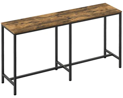 Obrázek produktu pro Obdélníkový barový stůl s opěrkou nohou 180 cm